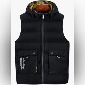 Men's Gilets Zip Up Bodywarmer Lightweight Quilted Vest Padded size X-Large